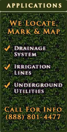 Map Drainage | Map Irrigation - Golf Course Subsurface Survey